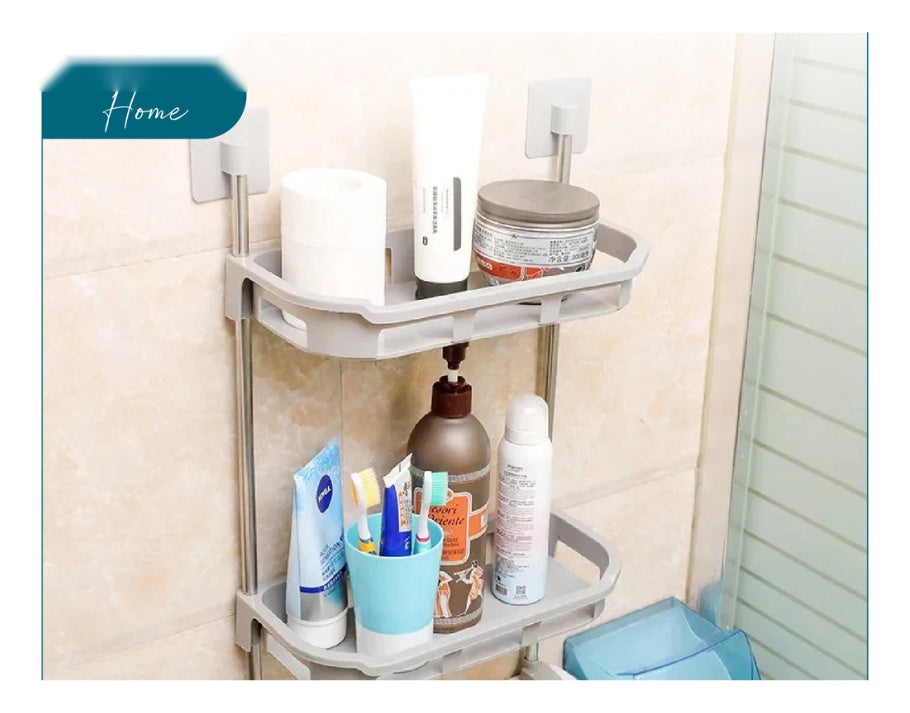 Organizador De Bano Cocina 2 Niveles Basic Innovo Home Blanco Armable