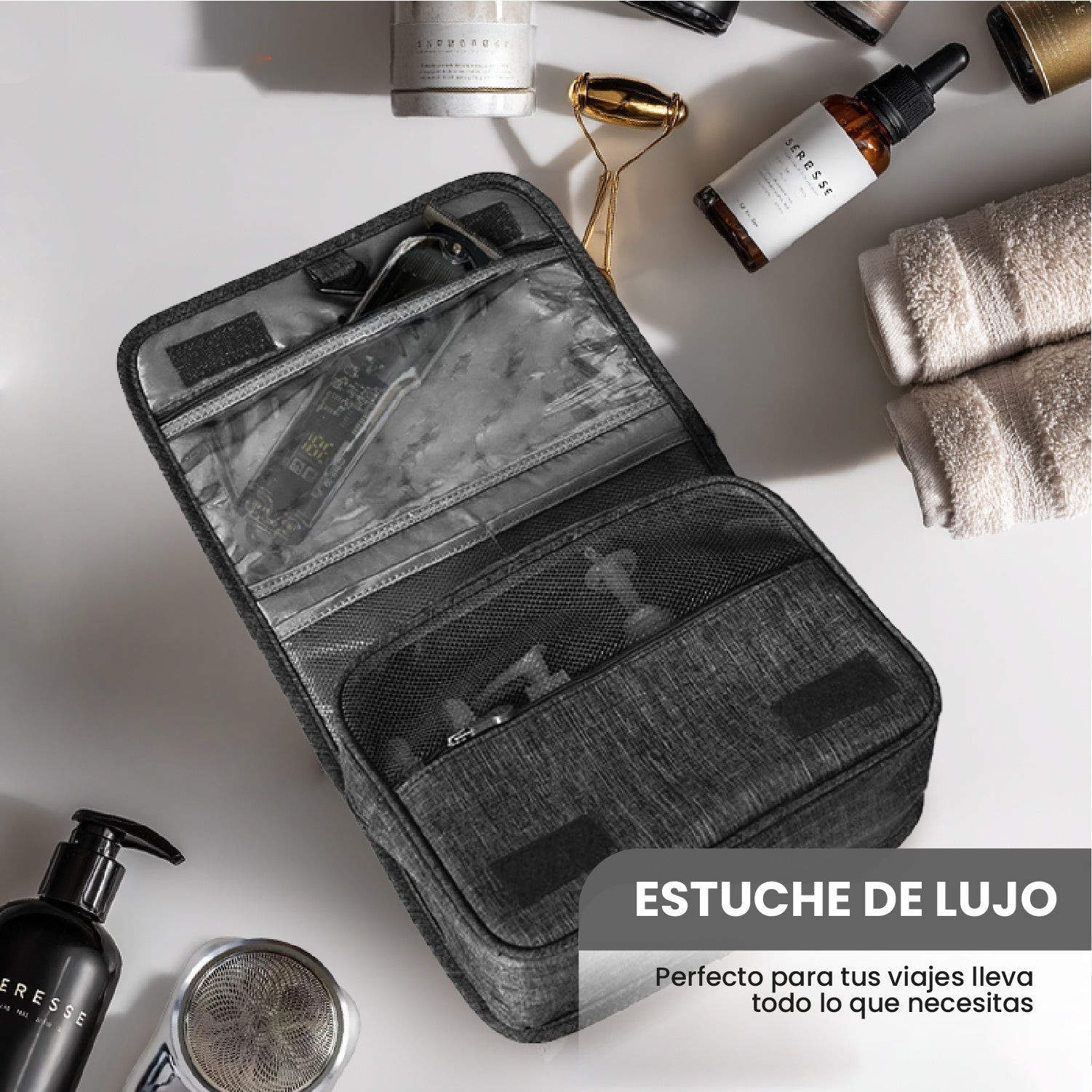 Afeitadora Electrica Inalambrica + Mini Shaver De Regalo + Estuche De Viaje