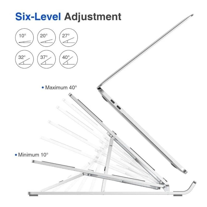 Base Portatil Tablet Ergonomica Reclinable 6 Niveles