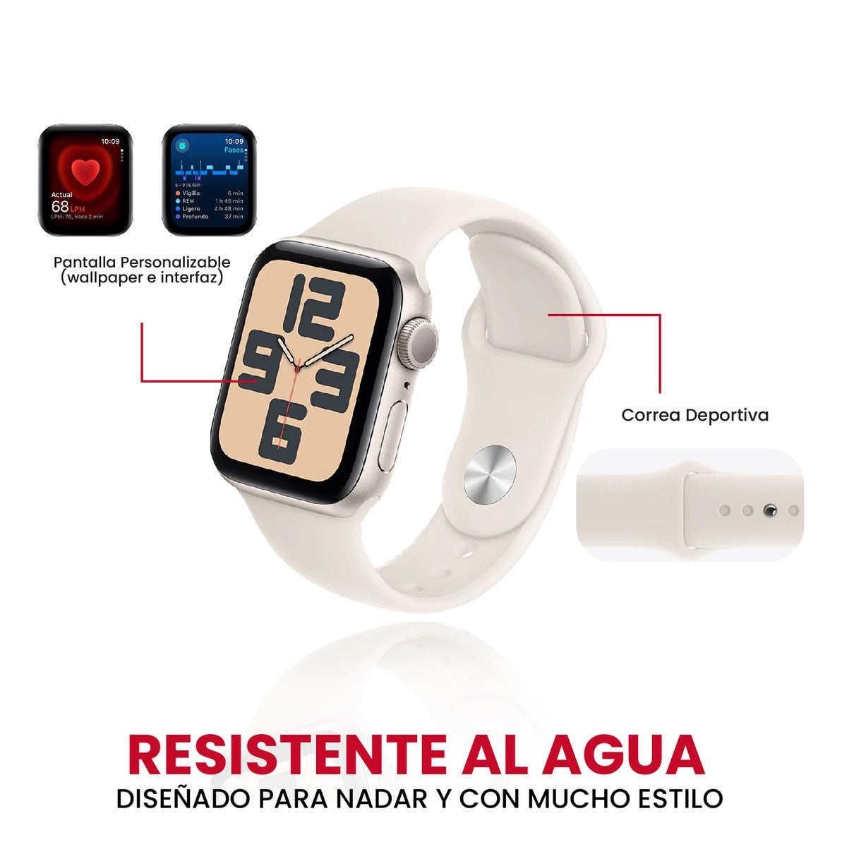 Smart Watch Deportivo Serie 8 Plus Con Audifonos Case Y Videojuegos Gris Edition
