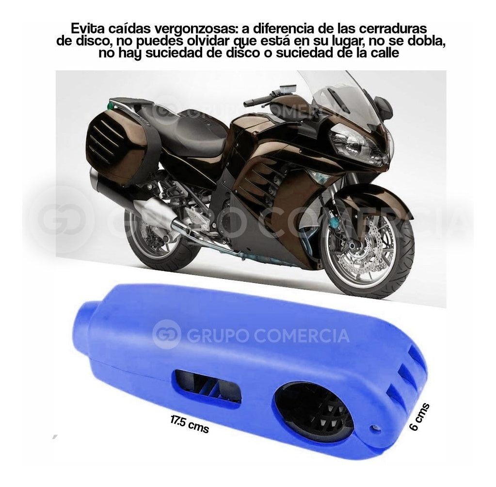 Candado Antirrobo Con Alarma Para Moto Manilar Universal