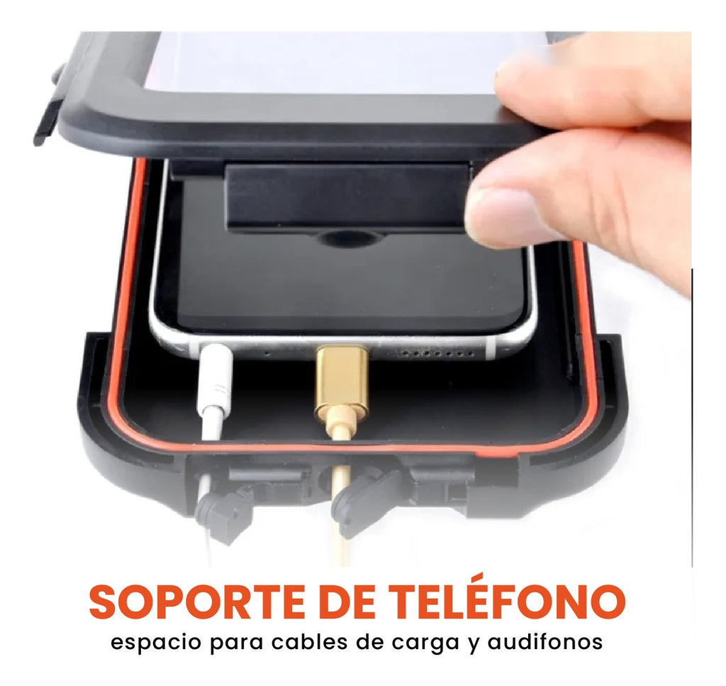 Soporte Para Celular De Moto Ajuste En Espejo Universal Con Tactil Innovo