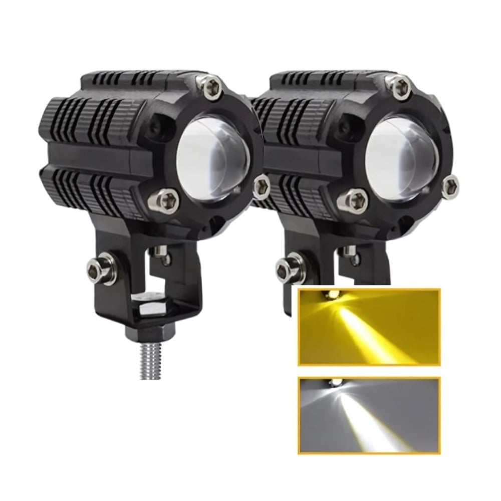 Par Exploradoras Moto Carro Turbo Led 12.000 Lm Largo Alance