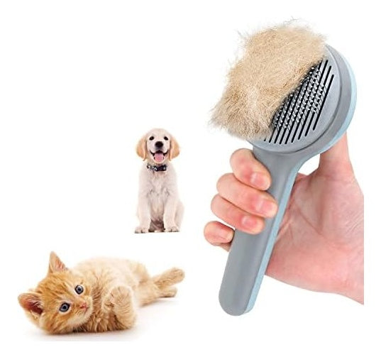 Cepillo De Aseo Para Gatos Perros Removedor Pelo Limpieza